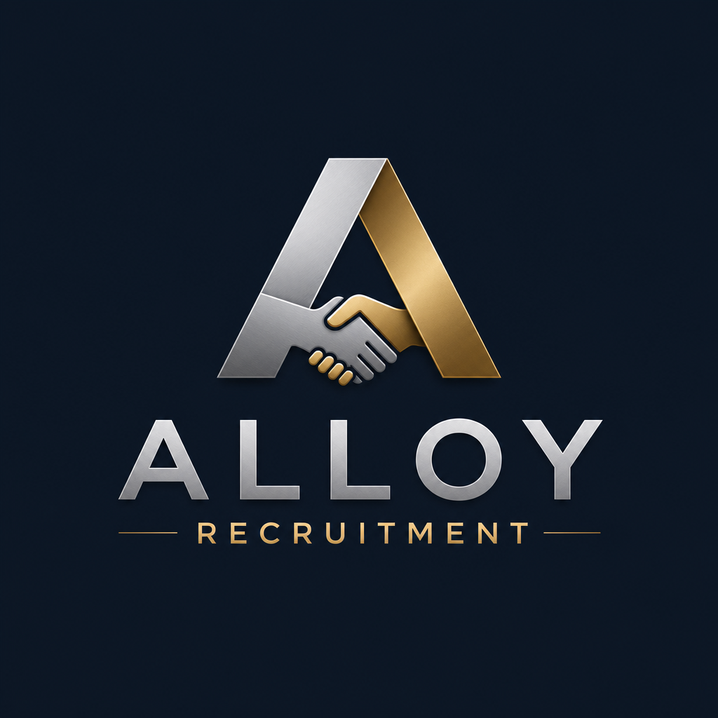 Alloy Recruitment Logo - Metallic Monogram